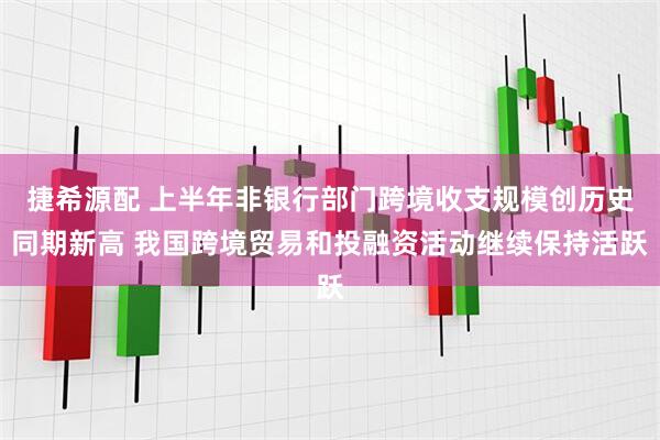 捷希源配 上半年非银行部门跨境收支规模创历史同期新高 我国跨境贸易和投融资活动继续保持活跃